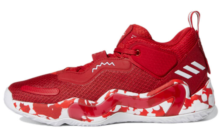 Adidas D.O.N. Issue #3 Adidas 'Paint Smudge - Team Power Red'