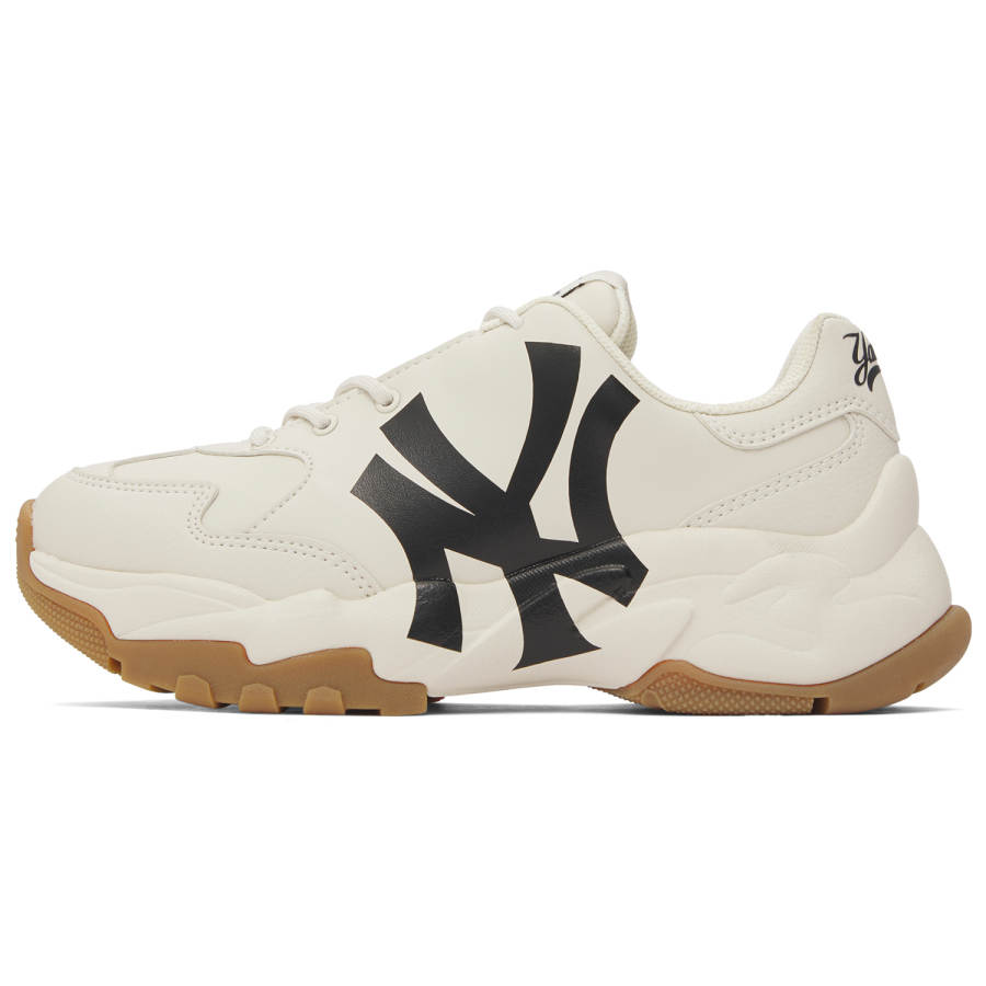MLB MLB Big Ball Chunky Height Increasing Low top Chunky Sneakers Unisex White Black