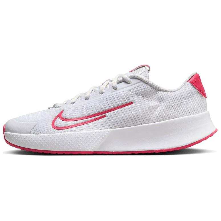 Nike Nike Court Vapor Lite 2 Hc White Hot Punch Crimson Tint Aster Pink Women's