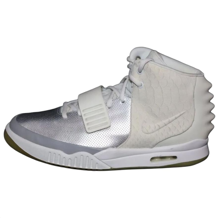 Nike Nike Air Yeezy 2 Basketball Shoes Unisex Silver