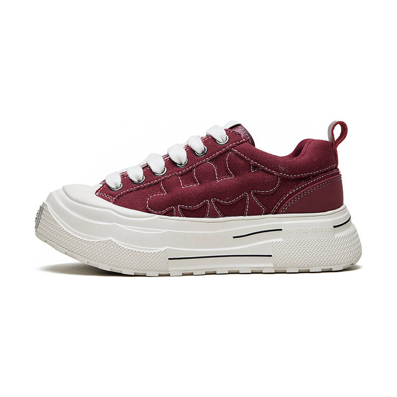 SHOOT BRAND Balance Low top Canvas Shoes Unisex Red