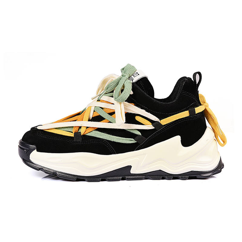 OUBT OUBT Niche Lace Up Design Height Increasing Lightweight Breathable Height Increasing Lightweight Breathable Low top