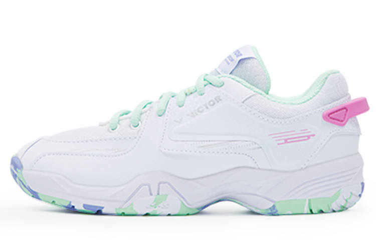 Victor Badminton Shoes Women's Low Top Green/Pink/Blue
