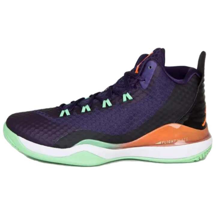 Jordan Jordan Super.Fly 3 Abrasion Resistant Mid top Basketball Shoes Unisex Blue