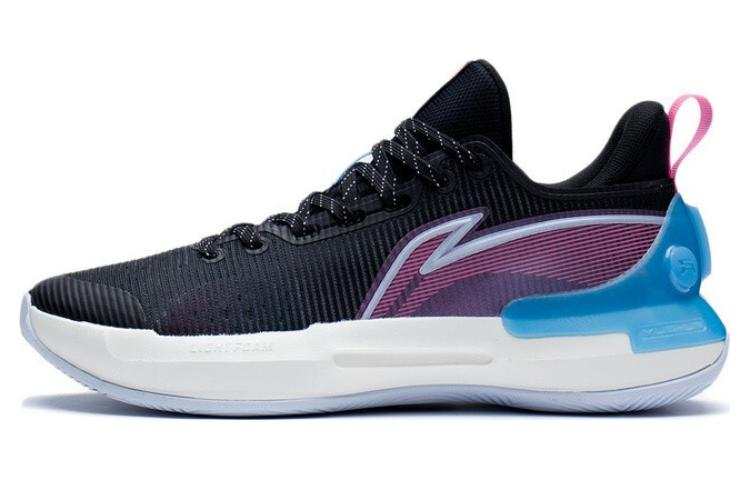 Li-Ning Li Ning YuShuai Retro Textile, Synthetic Leather, TPU Abrasion Resistant Breathable Low top Basketball Shoes Men's