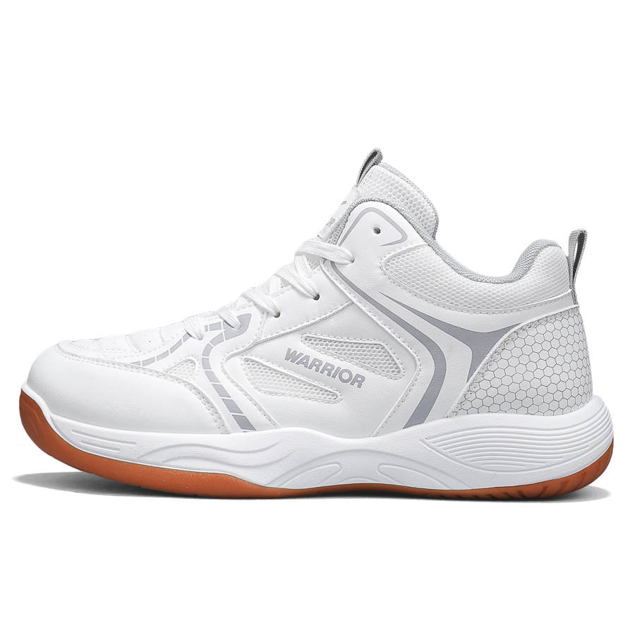 WARRIOR WARRIOR Badminton Shoes Men's Low Top White Light Gray
