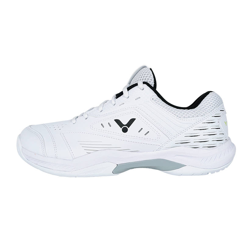 VICTOR Club Collection PU, Mesh Breathable Low top Badminton Shoes Unisex White