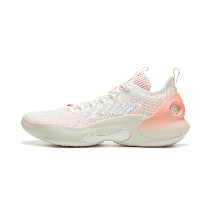 Li-Ning Li Ning Yushuai Ultra Low top Basketball Shoes Men's White Orange