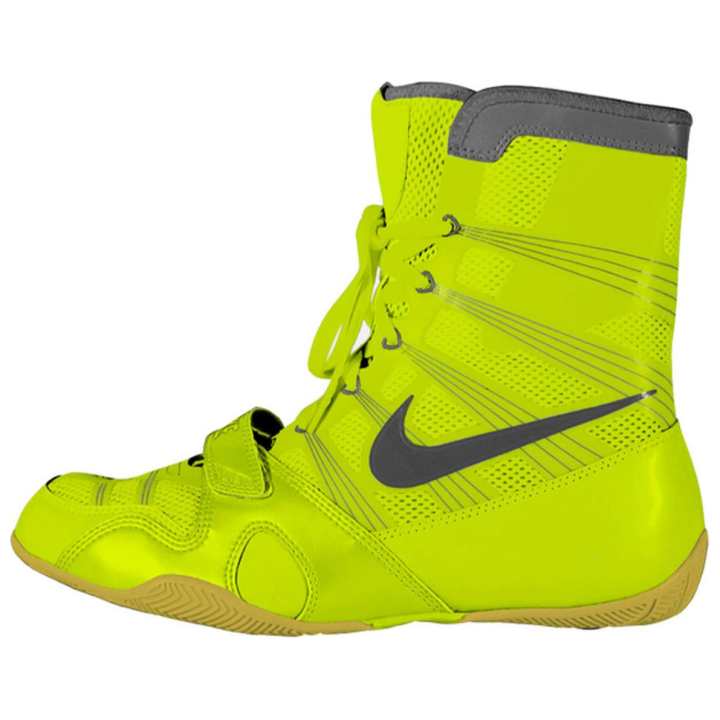 Nike Nike HyperKO Soft And Comfortable Slip Resistant Abrasion Resistant High top Training Shoes Unisex Neon Green