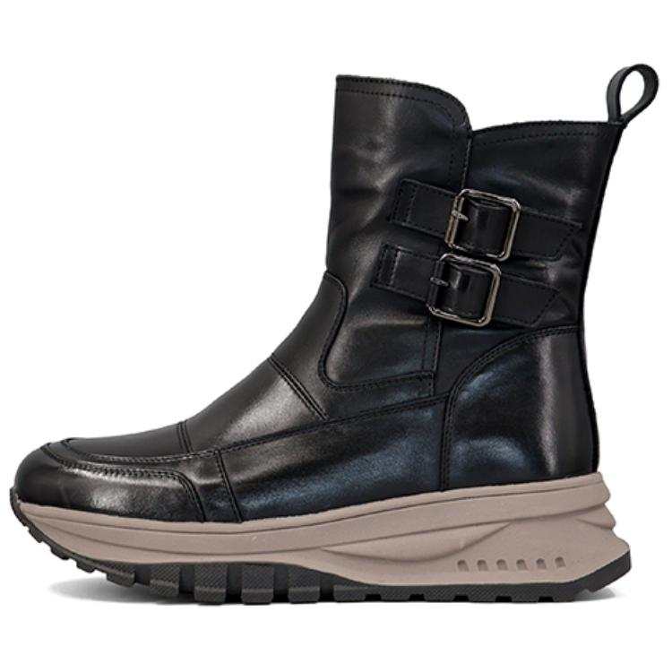 ZSBELLA Thermal Abrasion Resistant Height Increasing Thermal Abrasion Resistant Height Increasing Crew Snow Boots