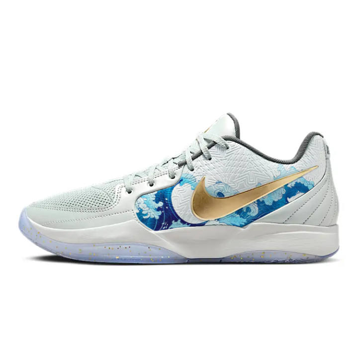 Nike Nike Ja 2 Dark Blue, Summer Wave Cushioning Slip Resistant Low top Basketball Shoes Men's White