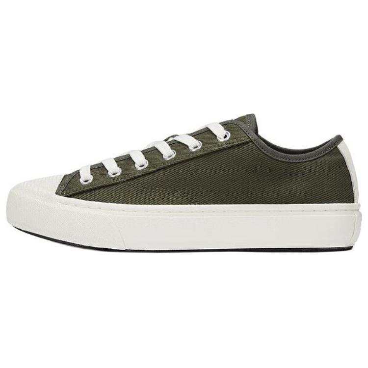 LACOSTE LACOSTE Low top Canvas Shoes Men's Khaki