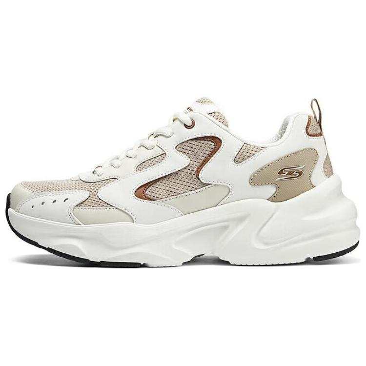 Skechers DLITES Synthetic Leather, Textile, Mesh Lightweight Height Increasing Lightweight Height Increasing Low top