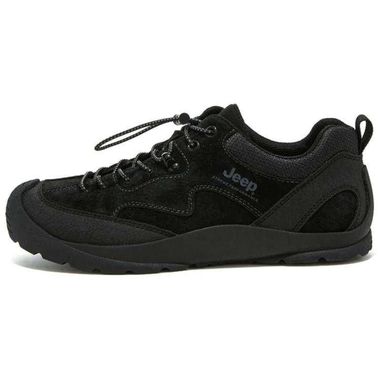 Jeep Abrasion Resistant Low top Mountaineering Shoes Men's Black