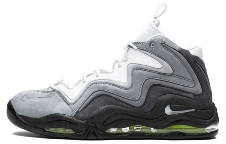 Nike Nike Air Pippen Basketball Shoes Men's High Top White/Gray/Green/Black