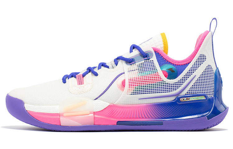 361° Burning Fight ISO Slip Resistant, Abrasion Resistant, Breathable Low top Basketball Shoes Men's Game Blue