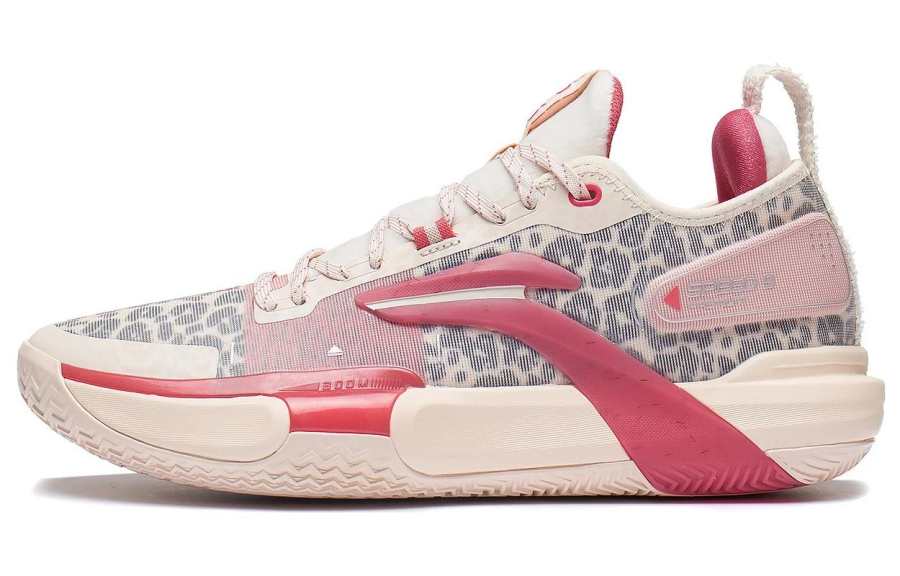 Li-Ning Li Ning Speed 9 Premium Basketball Shoes Men's Low Top Light Gray Pink