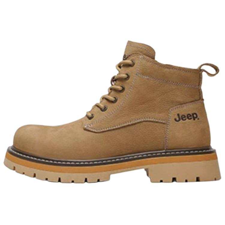 Jeep Mountaineering & Hiking Shoes Men's High Top Khaki