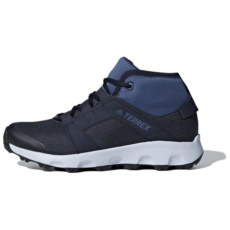 Adidas Adidas Terrex Voyager Slip Resistant Abrasion Resistant Mid top Hiking Shoes Women's Black Blue