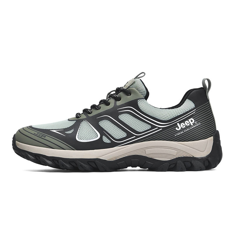 Jeep Comfortable Low top Hiking Shoes Men's Avocado Green