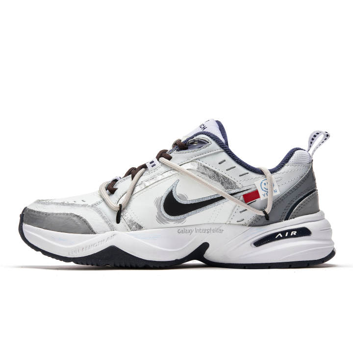 Nike Nike Air Monarch 4 ADCDAVINCI Custom, Infinity Galaxy Slip Resistant Slip Resistant Low top Chunky Sneakers Unisex Gray
