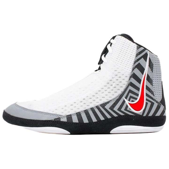 Nike Nike Inflict 4 Breathable High top Training Shoes Unisex White Gray