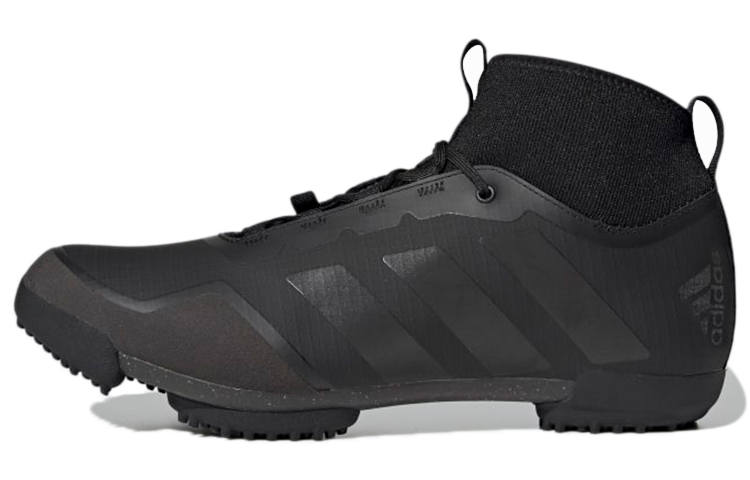 Adidas Adidas Cycling The Gravel Cycling Comfortable Lightweight Mid top Cycling Shoes Unisex Pure Black