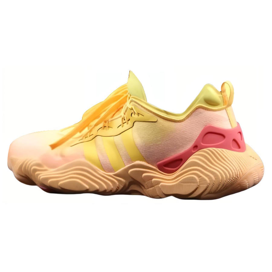 Adidas Adidas Trae Young 3.0 Abrasion Resistant Low top Basketball Shoes Men's Yellow Pink