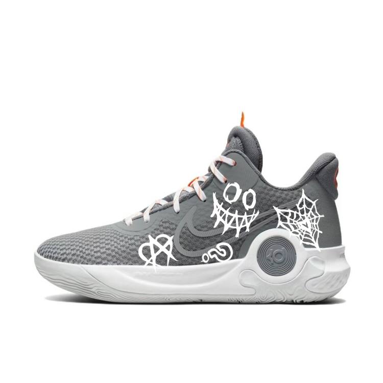 Nike Nike KD Trey 5 IX Cushioning, Wear Resistant Mid top Basketball Shoes Unisex Gray