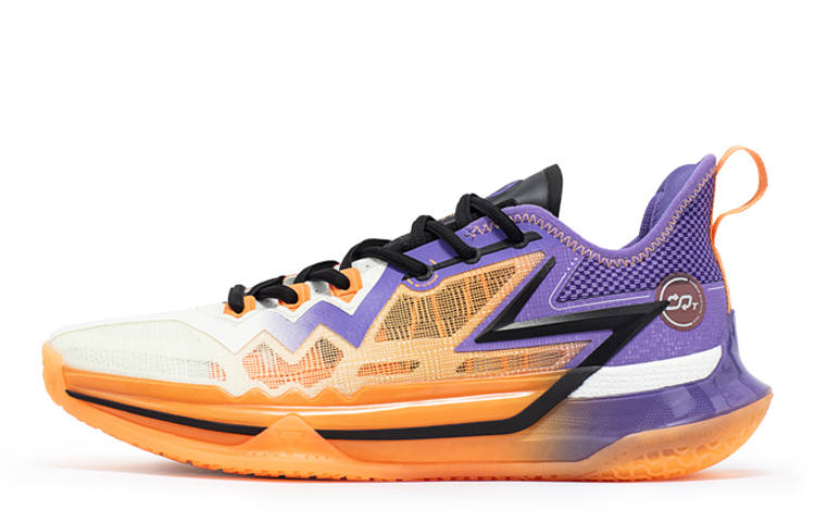 361° Big 3 Future CQT Cushioning Slip Resistant Abrasion Resistant Low top Basketball Shoes Men's Purple