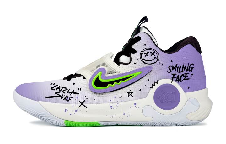 Nike Nike KD Trey 5 X Steam Rose, Sonic Speed Cushioning Slip Resistant Abrasion Resistant