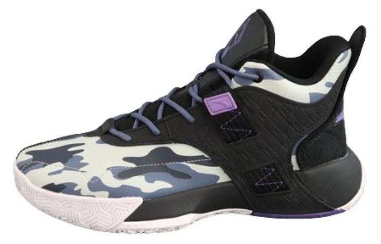 Anta Speedy Cushioning Slip Resistant Thermal Cushioning Slip Resistant Thermal Mid top Basketball Shoes Men's