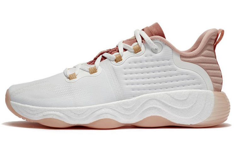 Li-Ning Li Ning Wujie Training Shoes Women's Low Top Ecru/Sweet Peach Orange