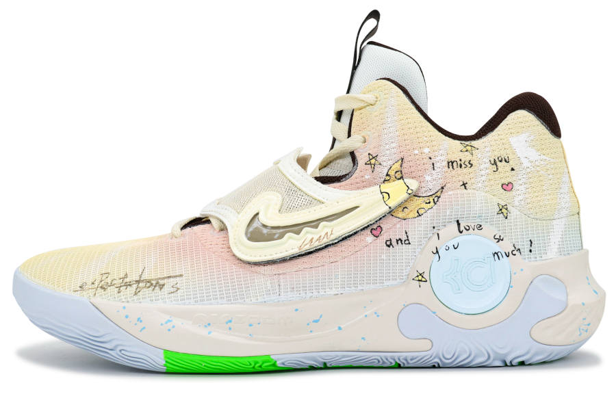 Nike Nike KD Trey 5 X Cushioning Abrasion Resistant Cushioning, Wear Resistant Low top Basketball Shoes Men's Yellow