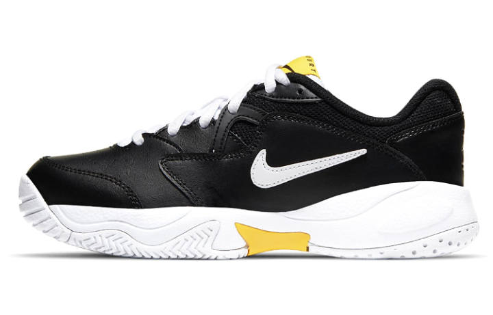 Nike Nike Court Jr. Lite 2 'Black Yellow White' Gs