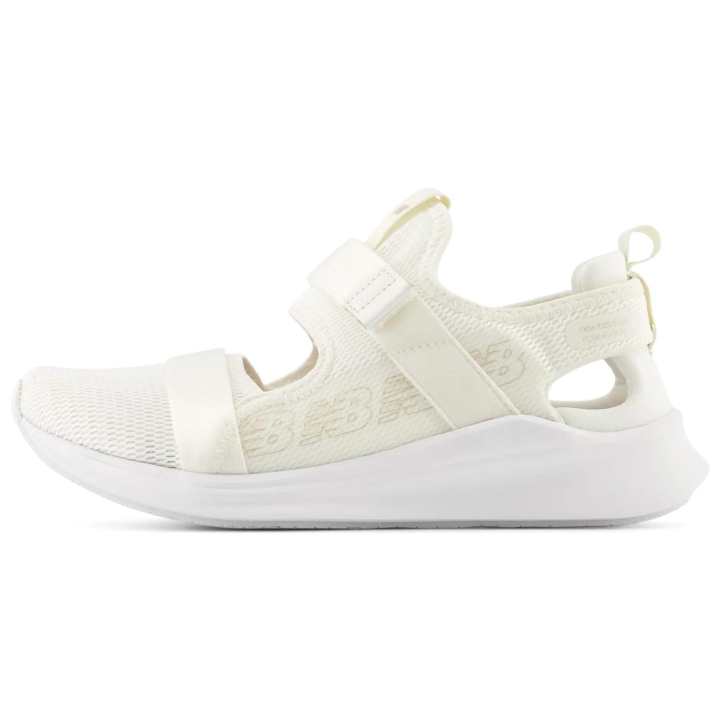 New Balance New Balance NB Fresh Foam Comfortable One Strap Sandals Medium Heel Women's Beige