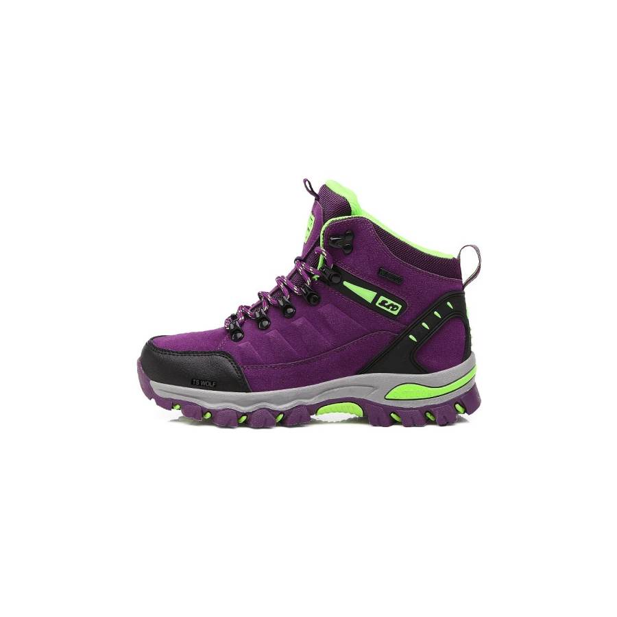 TANSENLANG Mid top Athletic Shoes/Mountaineering & Hiking Shoes Women's Purple