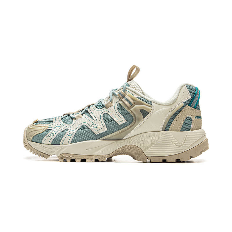 Li-Ning Li Ning Outdoor CF Tracing Cushioning, Wear Resistant Low top Hiking Shoes Unisex Green White