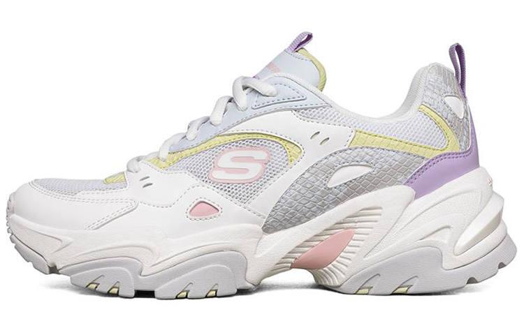 Skechers Stamina V2 Mecha Shoes 2 White Feather Spirit Textile, Synthetic Leather Abrasion Resistant Abrasion Resistant