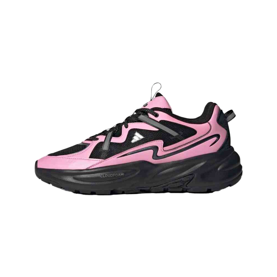 Adidas Adidas Ozwave Cushioning, Wear Resistant Low top Chunky Sneakers Unisex Black Pink