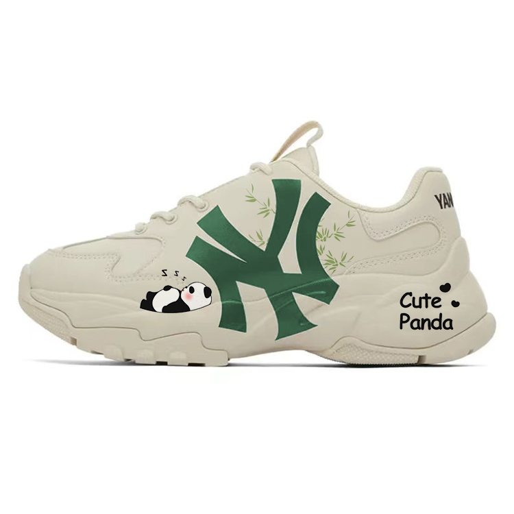 MLB MLB Big Ball Chunky Sneakers Unisex Low Top White/Green