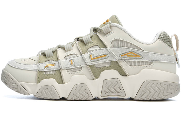 FILA FUSION Barricade Baseball Shoes 'White Grey'