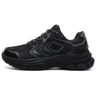 Hummel Microfiber Leather Cushioning Slip Resistant Abrasion Resistant Lightweight Height Increasing Low top