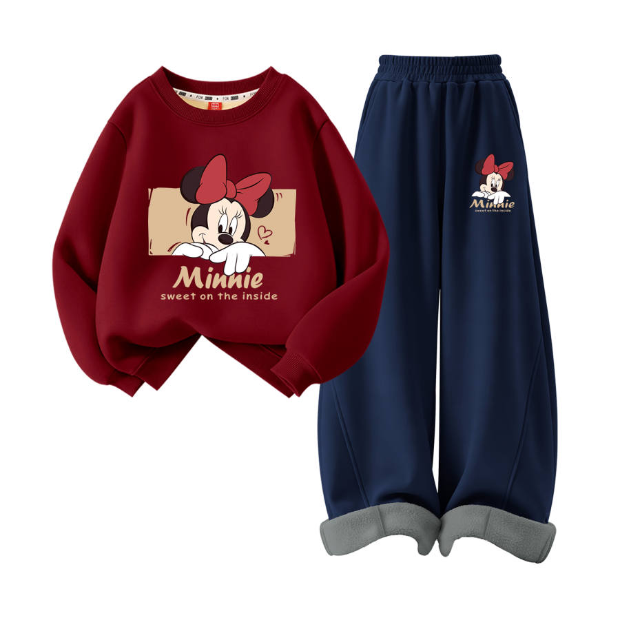 Disney Kids Casual Sportswear Crew Neck Moderate