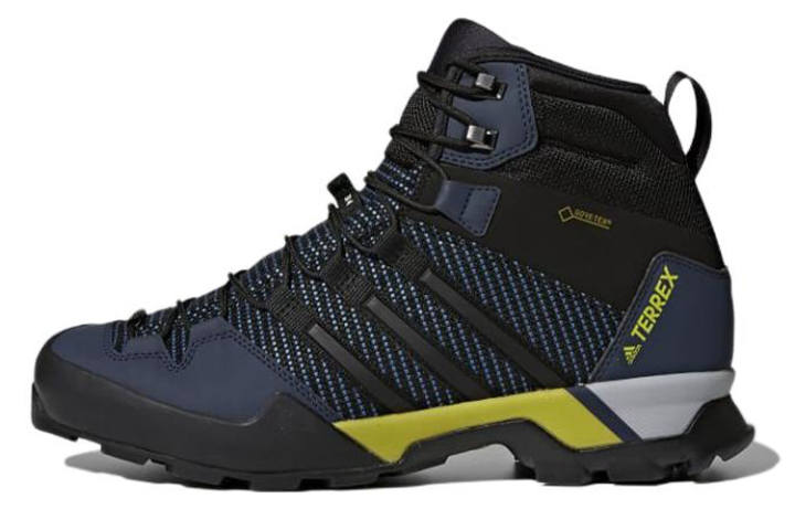 Adidas Adidas Terrex Scope Fabric Abrasion Resistant High top Hiking Shoes Men's Blue