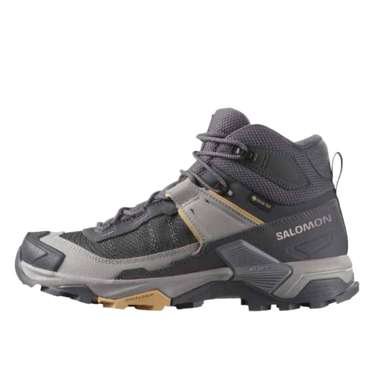 SALOMON X ULTRA 5 Mid top Hiking Shoes Women's Gray