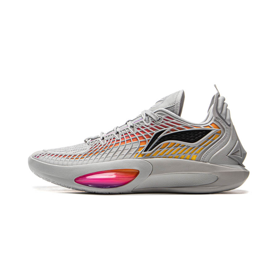 Li-Ning Li Ning JB3 Low top Basketball Shoes Men's Gray Red