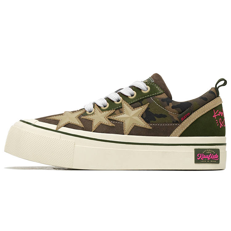 KAALIXTO Skateboarding Canvas Low 'Camouflage'