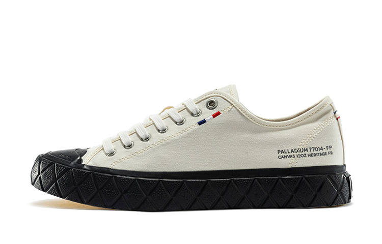 Palladium Palla Ace Slip Resistant, Abrasion Resistant, Breathable Low top Canvas Shoes Unisex Ecru