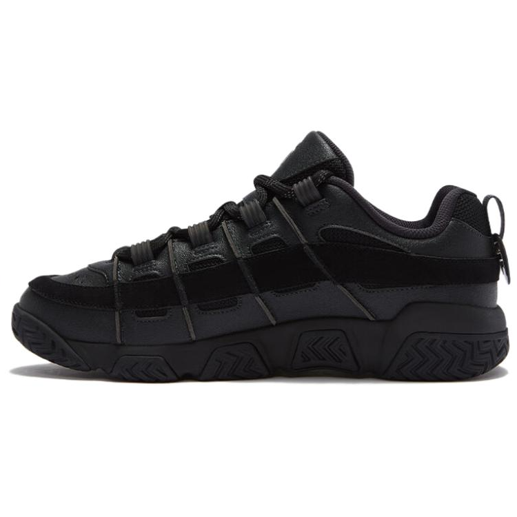 FILA FUSION BUSTER Puffy Shoes Low top Vintage Basketball Shoes Men's Black